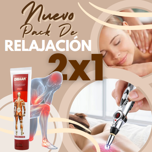 Lápiz Masajeador Acupuntura + Crema Alivio Muscular ¡PROMOCIÓN ÚNICA ENVÍO GRATIS 🎁