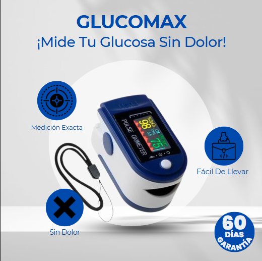 GlucoMax ® | Medidor de Oxigeno en Sangre 🌟