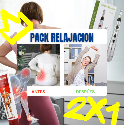 Lápiz Masajeador Acupuntura + Crema Alivio Muscular ¡PROMOCIÓN ÚNICA ENVÍO GRATIS 🎁